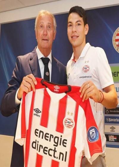 PSV presentó a Hirving Lozano, portará el 11