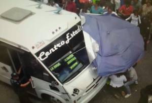 Cafre de la Ruta 19 atropelló a anciana en el centro de Puebla
