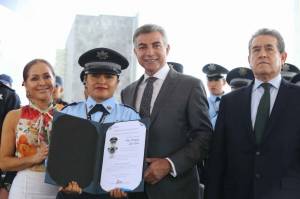 Tony Gali fomenta el crecimiento laboral de mujeres policías