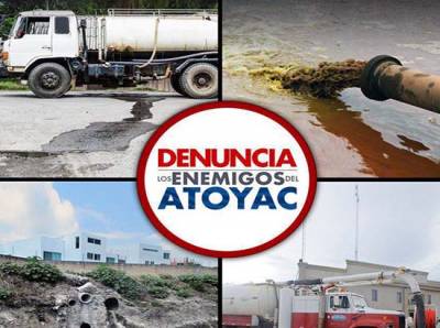 Habilitan línea telefónica para denunciar a quienes contaminan el río Atoyac