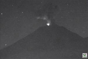 Explosión del Popocatépetl generó un sismo de magnitud 2.1