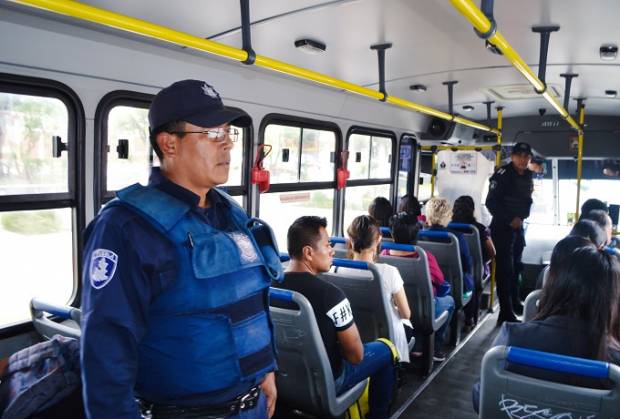 Policía de Puebla implementó el operativo Pasajero Seguro