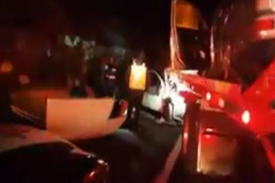 Colisión en la autopista Amozoc-Perote; dos muertos y tres heridos