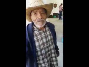 Don Gregorio, el poblano que se despojó de su bolsa de arroz para los damnificados por el sismo