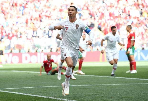 Cristiano Ronaldo y Portugal derrotaron 1-0 a Marruecos