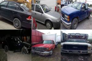 Policía de Puebla localizó 16 vehículos con reporte de robo