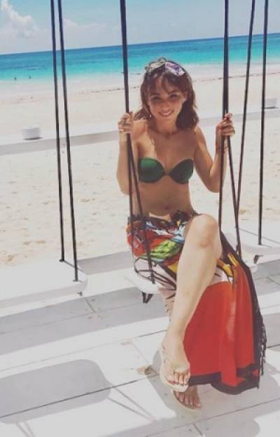 Natalia Téllez regaló post en topless