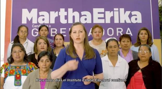 &quot;Yo seré quien gobierne Puebla&quot;, señala Martha Erika y exige a Barbosa respeto a las mujeres