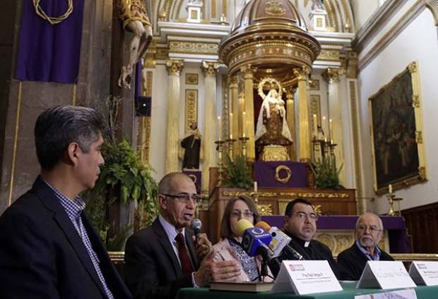 Pese a daños en iglesias del Centro Histórico de Puebla, procesión de Viernes Santo es segura para los feligreses