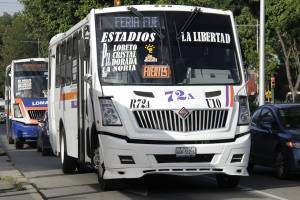 Las 10 rutas del transporte con más asaltos en Puebla