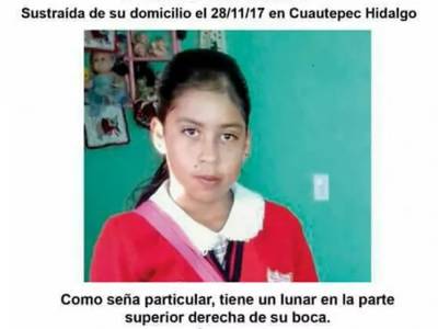 Comando armado rapta a niña de 9 años en Hidalgo