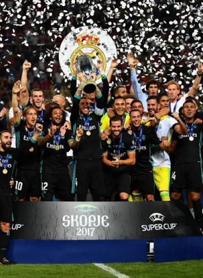 Real Madrid es campeón de la Supercopa de Europa, ganó 2-1 al Manchester United