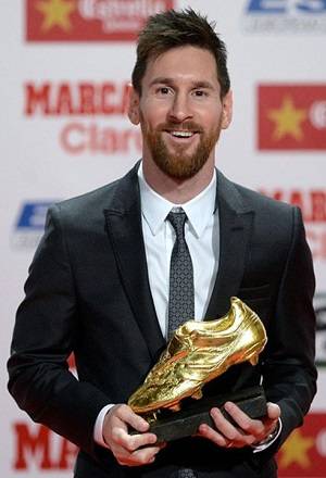 Messi recibió su cuarto Botín de Oro como máximo artillero de Europa