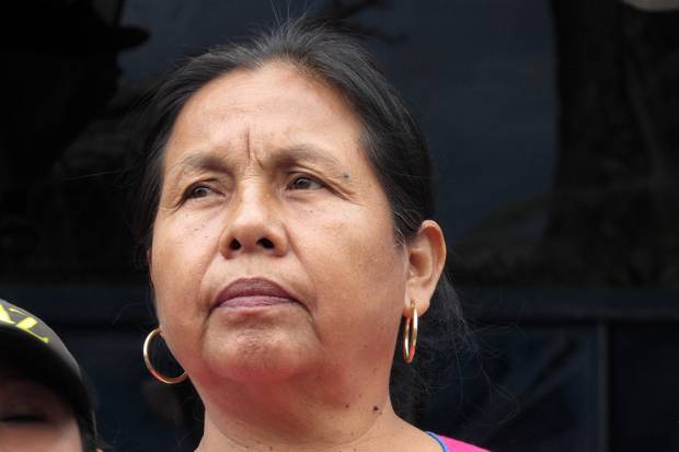 Marichuy, posible candidata indígena a la presidencia, visita Tehuacán