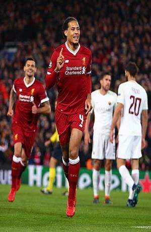 Champions League: Liverpool goleó pero deja con vida a la Roma