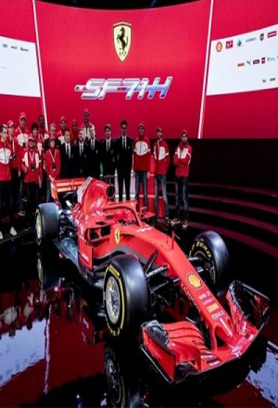 Ferrari presentó su nuevo bólido de la Fórmula Uno