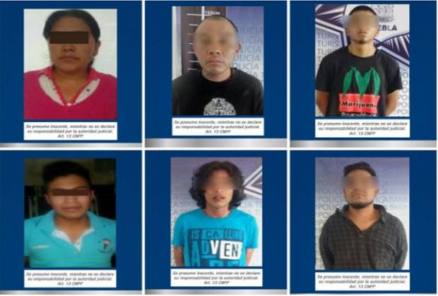 Policía de Puebla aseguró a once personas por diversos delitos