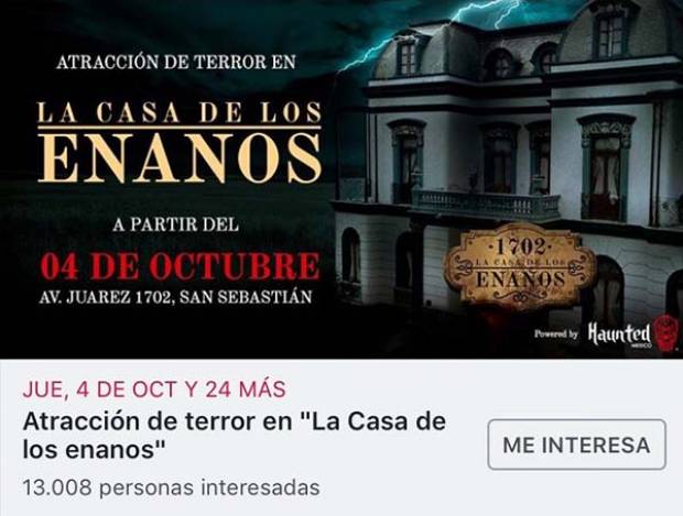 La Casa de los Enanos de Puebla ahora será Casa del Terror