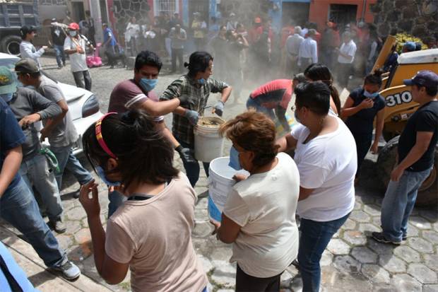 Segob declara zona de desastre a 112 municipios de Puebla por sismo
