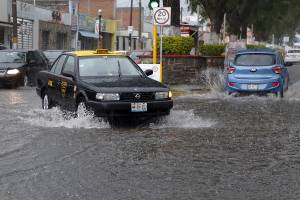 FOTOS: Lluvia inundó las calles de Puebla