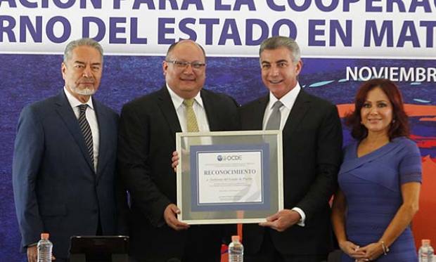 La OCDE reconoce a Puebla en materia de política regulatoria