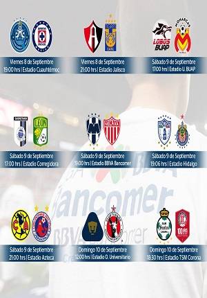 Liga MX: Conoce el resto de la J8 este fin de semana