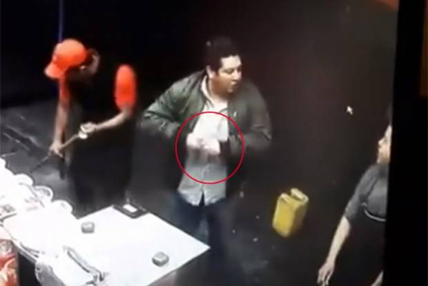 Identifican a “El Chabeto”, sujeto que disparó contra empleado en Puebla