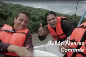 Peña Nieto no ha borrado video con Julión Álvarez en Facebook