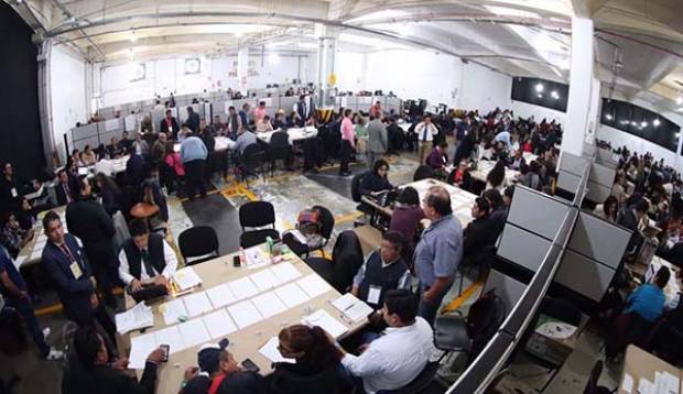 El TEPJF reporta avances en reconteo de votos para gobierno de Puebla