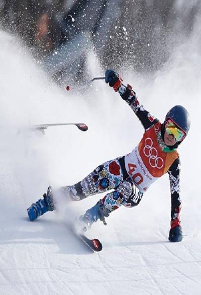 JO de Invierno Pyeongchang: Mexicana es eliminada en slalom tras romperse ski
