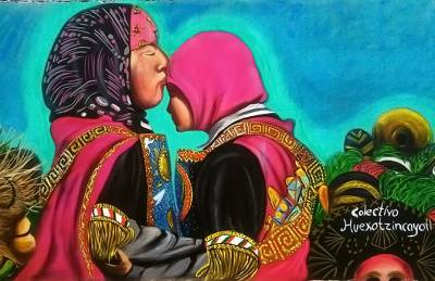 Pintan murales para celebrar 150 años de Carnaval en Huejotzingo