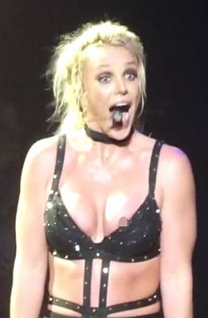 Britney Spears &quot;enseñó&quot; de más en pleno show