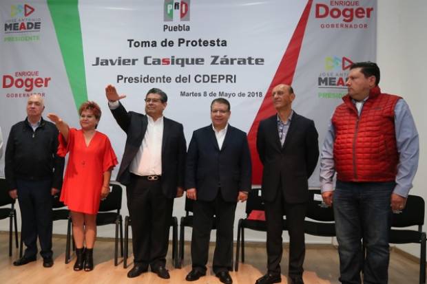 Doger toma control del PRI estatal a través de Javier Casique