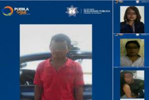Policía de Puebla aseguró a cuatro personas por alterar el orden público