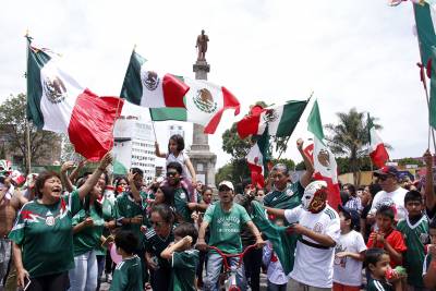 FOTOS/VIDEOS: Así celebró Puebla el triunfo de México sobre Corea