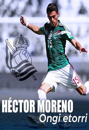 Héctor Moreno firmó con la Real Sociedad de San Sebastián