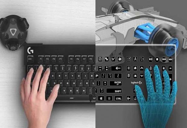 Logitech se brinca a la realidad virtual con su nuevo teclado