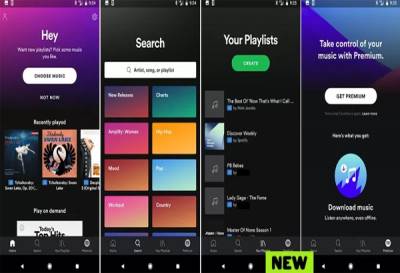 Así es el nuevo diseño de Spotify para Android