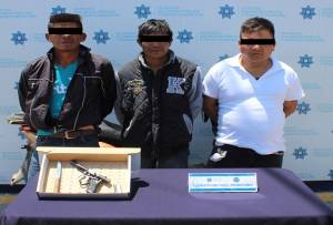Amenazaron con balear a policías y fueron asegurados en San Pablo Xochimehuacán