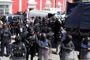 FGE: quedan detenidos mandos, 12 policías y 2 agentes viales de Ciudad Serdán