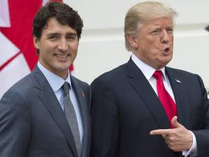 Trudeau y Trump discuten rápido cierre de negociaciones del TLCAN