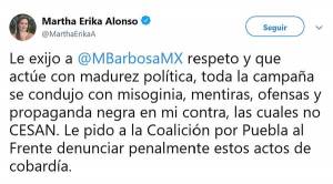 PAN denunciará a Morena por campaña negra contra Alonso