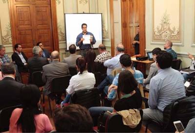 Ayuntamiento y empresarios buscan reactivar economía de Puebla Capital