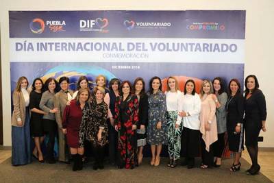 Dinorah López de Gali reconoce labor de los voluntarios