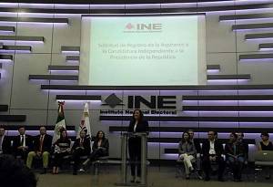 Margarita Zavala se registra ante el INE y renuncia al financiamiento público para su campaña