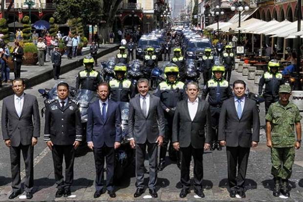 199 policías se integran a las fuerzas de seguridad del municipio de Puebla
