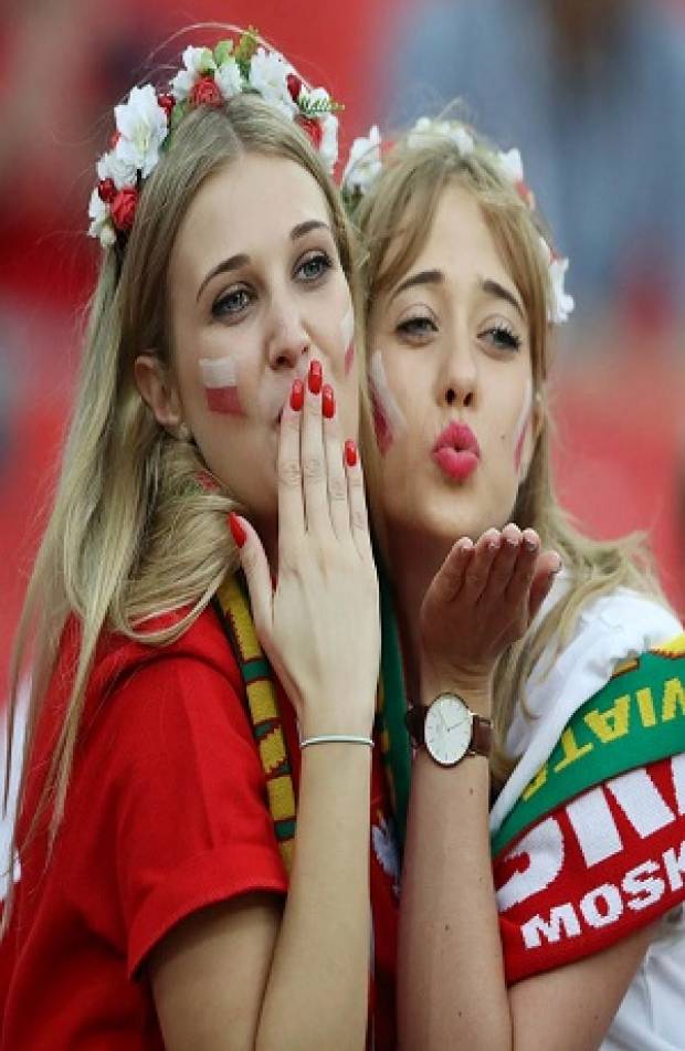 FOTOS: Polonia y sus bellas aficionadas en el Mundial