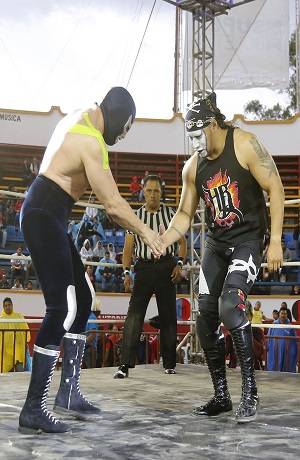 Feria de Puebla 2018: Máscara Sagarada y Blue Demon Jr. triunfaron en segunda función