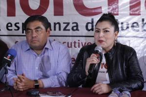 Claudia Rivera irá por la alcaldía de Puebla con Morena