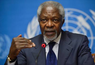 Murió Kofi Annan, ex secretario de la ONU